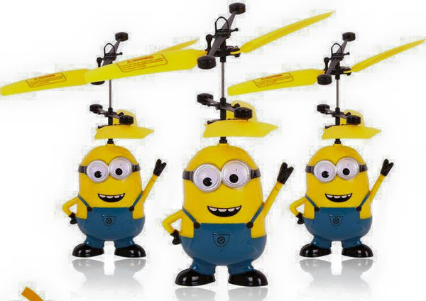 Đồ Chơi Máy Bay Trực Thăng Minion Cảm Ứng Cho Bé