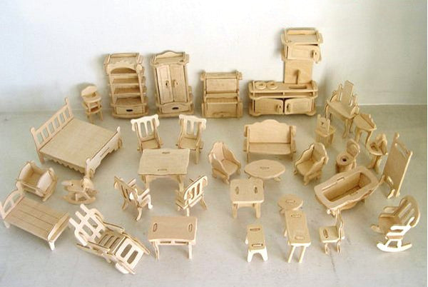 Mô hình lắp ghép gỗ 3D